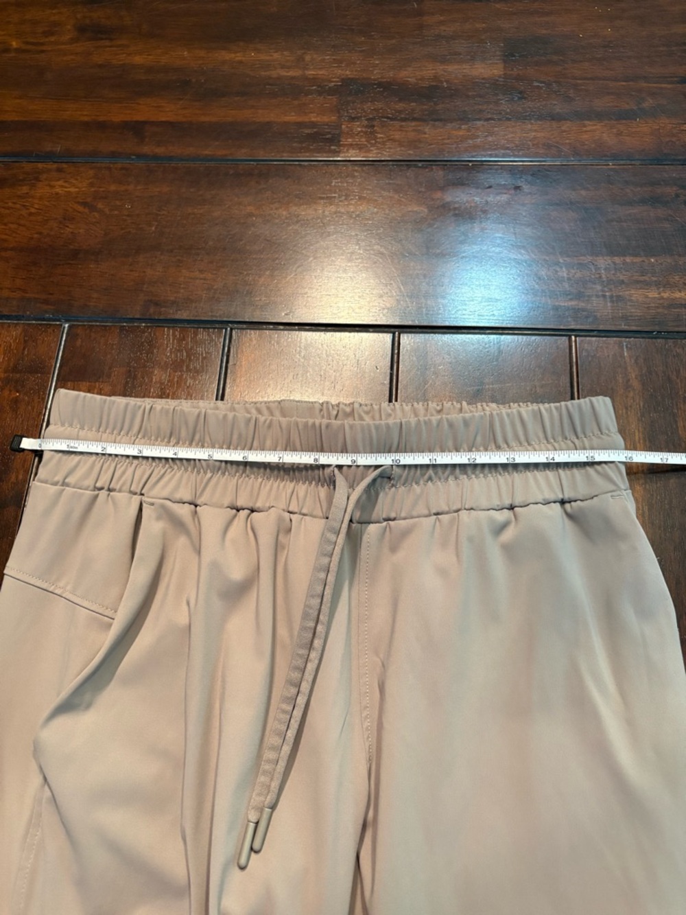 Women’s Drawstring Travel Joggers in Black and Light Gray Size M - Picture 4 of 7